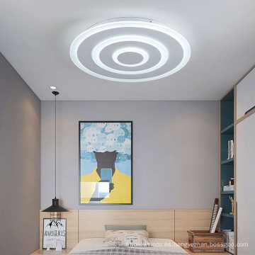 Diseñadores modernos montados en superficie redonda para interiores que iluminan la luz de techo led